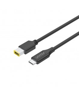 UNITEK C14115BK-1.8M кабель питания Черный 1,8 m USB C Постоянный ток