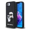 Karl Lagerfeld 3D Rubber Karl and Choupette Case for iPhone 16e Karl Lagerfeld 3D Rubber Karl and Choupette Case for iPhone 16e
