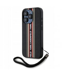 Case Karl Lagerfeld Saffiano Athleisure Stripes Cord for iPhone