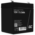 Green Cell AGM45 UPS akumuliatorius Rūgštinis akumuliatorius (VRLA) 12 V 5,3 Ah Green Cell AGM45 UPS akumuliatorius Rūgštinis akumuliatorius (VRLA) 12 V 5,3 Ah