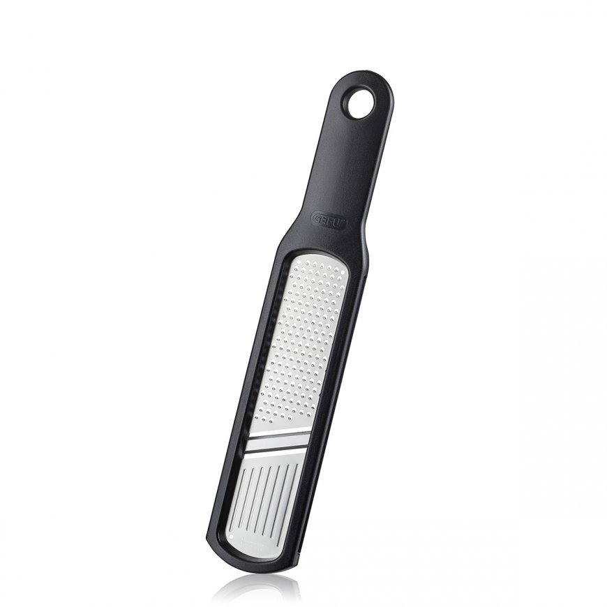 GEFU 50472 manual grater/spiralizer Flat grater Black, Stainless steel – 5