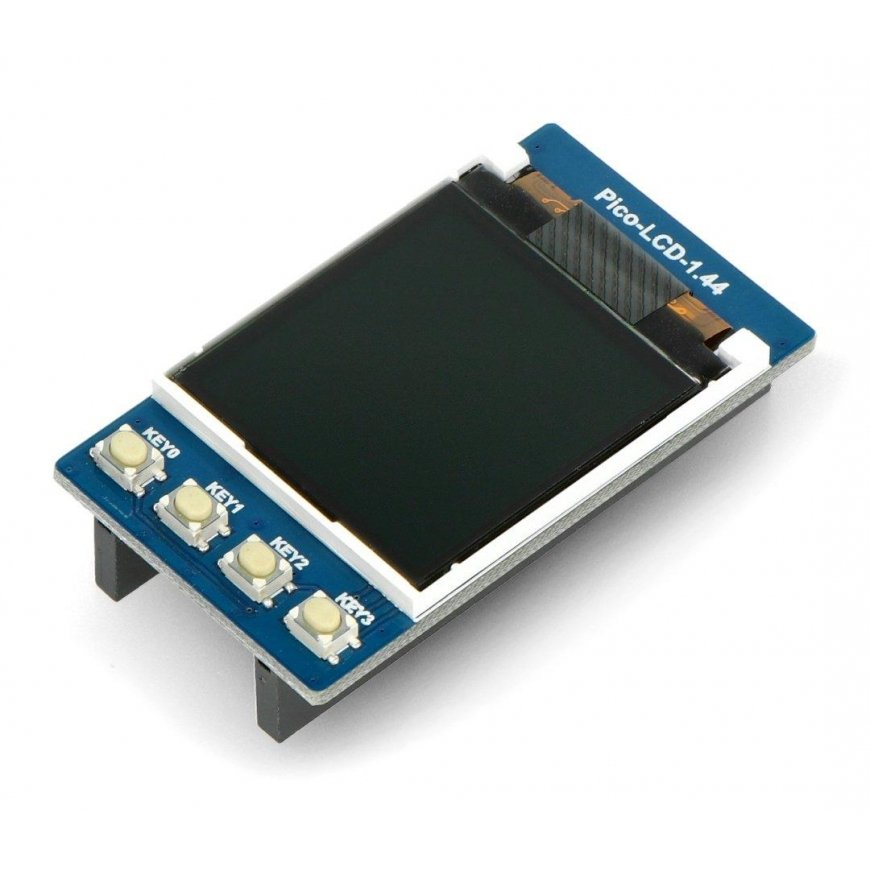 TFT LCD ekranas 1.44" 128x128px, SPI, 65K RGB, skirtas Raspberry Pi Pico, Waveshare 19576 – 3