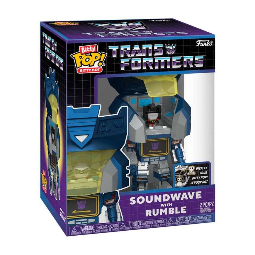 Funko Bitty Bots figure Transformers Soundwave