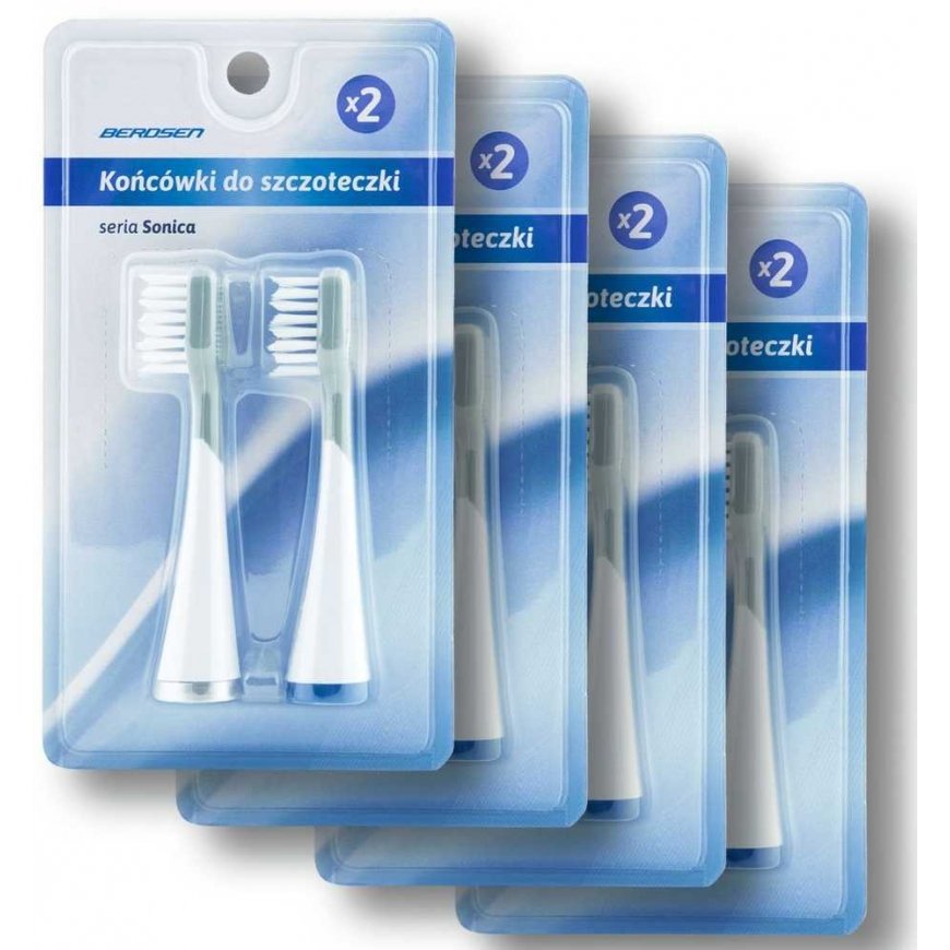 Berdsen sonic toothbrush heads 8 pcs.