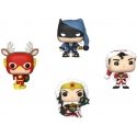 Funko Pocket POP -pakkaus, 4 hahmoa, DC Comics -puu, lomaeksklusiivinen Funko Pocket POP -pakkaus, 4 hahmoa, DC Comics -puu, lomaeksklusiivinen