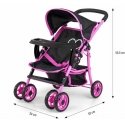 Milly Mally Kate Prestige black pram for dolls Milly Mally Kate Prestige black pram for dolls
