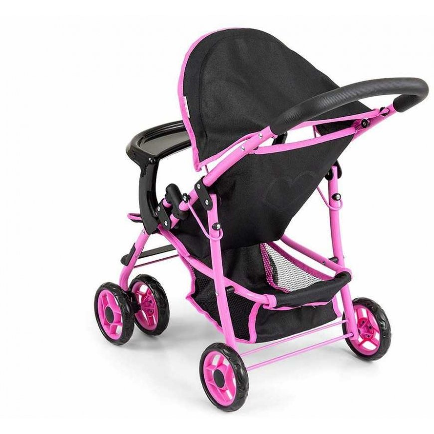 Milly Mally Kate Prestige juodas sportinis vežimėlis lėlėms – 5