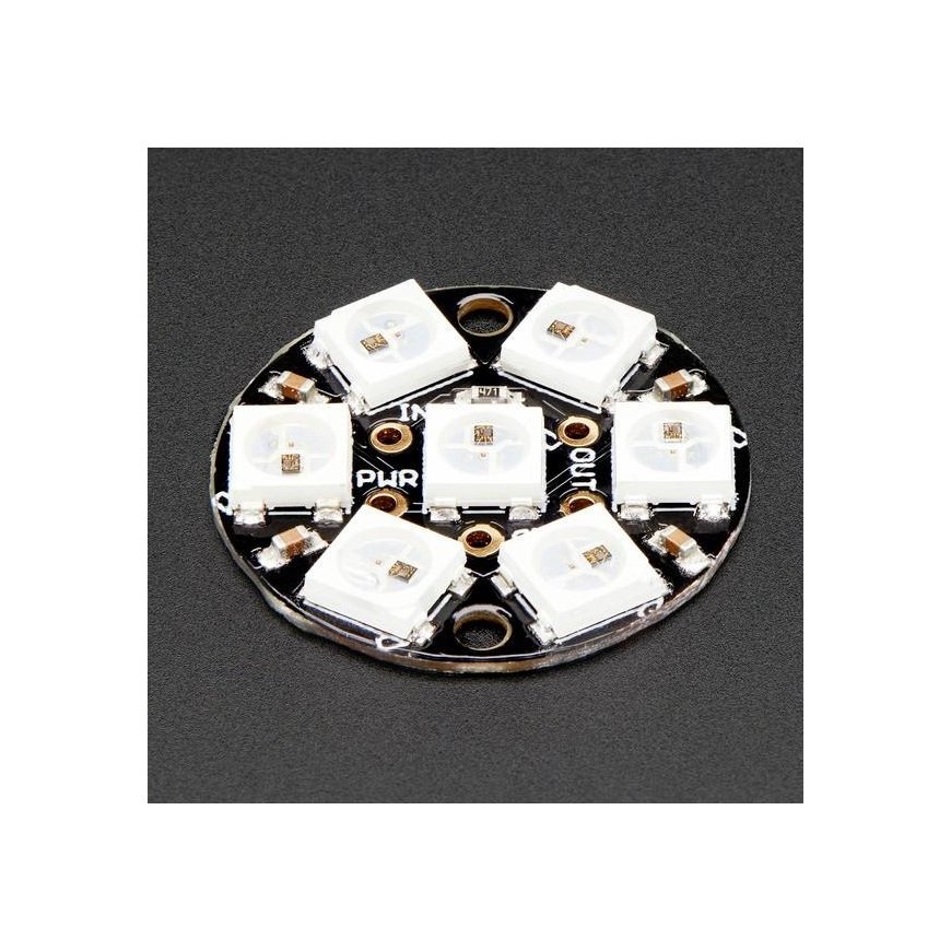 Adafruit NeoPixel Jewel RGB LED-rengas WS2812 – 2