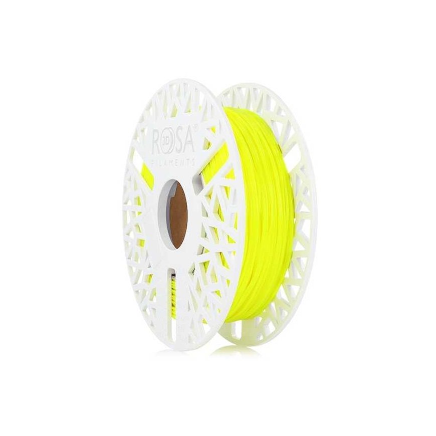 3D plastikas TPU 96A neoninė geltona 1.75mm 0.5kg Rosa3D – 2