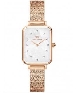 Women's watch DANIEL WELLINGTON Quadro Lumine Pressed Piano 20mm DW00100578 + BOX (zw519b)