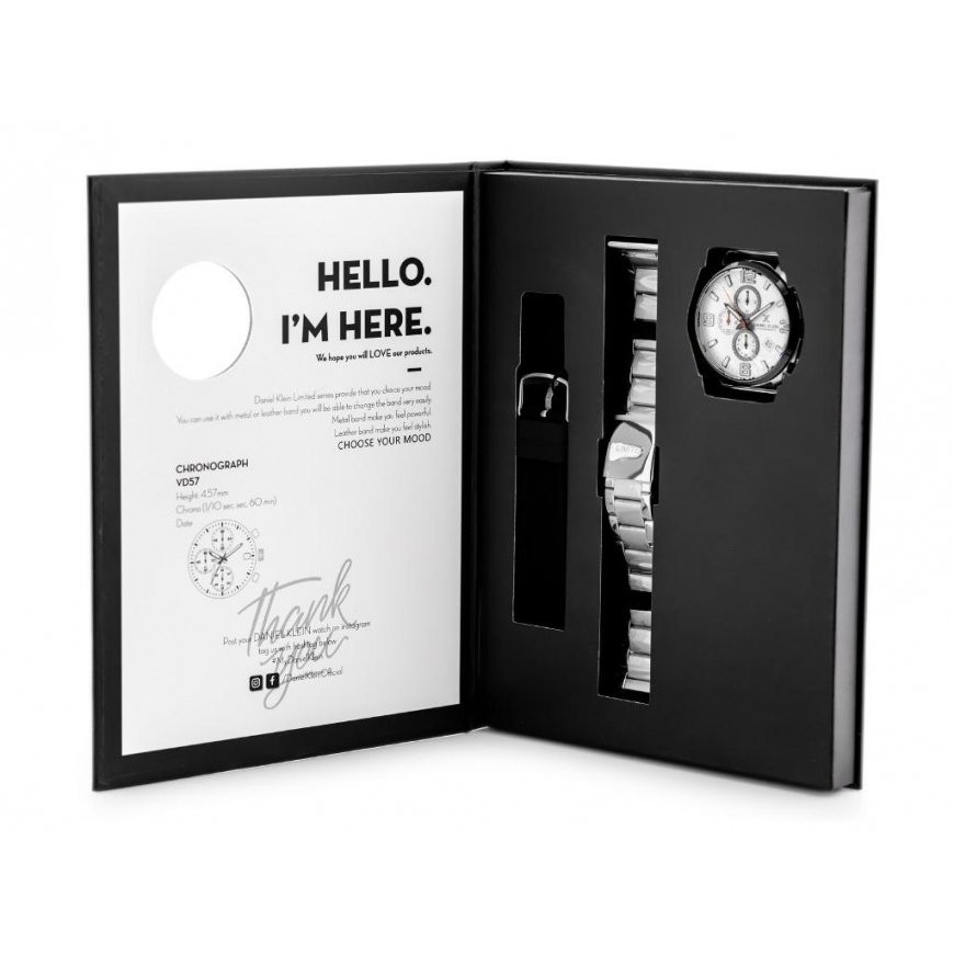 Men's watch DANIEL KLEIN DK12886-1 gift set (zl018a) - CHRONORGAF