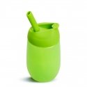 Munchkin Simple Clean drinking bottle with straw, 296ml, green