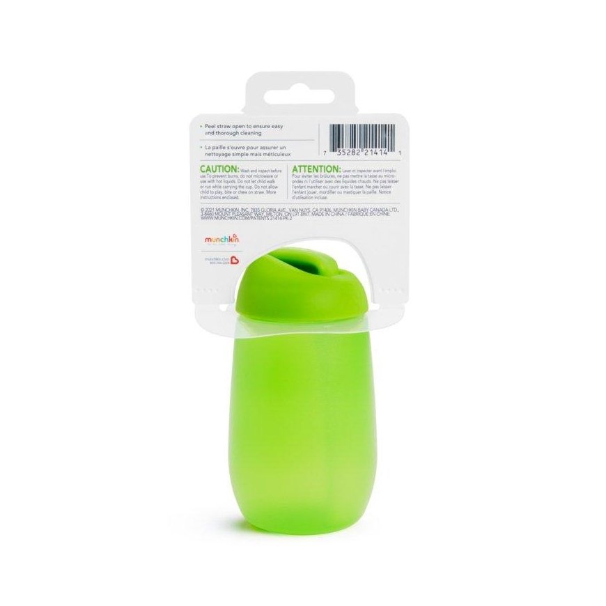 Munchkin Simple Clean juomapullo pillillä, 296ml, vihreä – 5