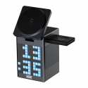 Newell induOne MagPlay MagSafe Charger With Speaker and Screen for 3 Mobile Devices