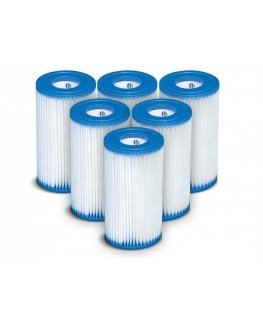 6 x siurblio filtrų komplektas, B tipas INTEX 29005