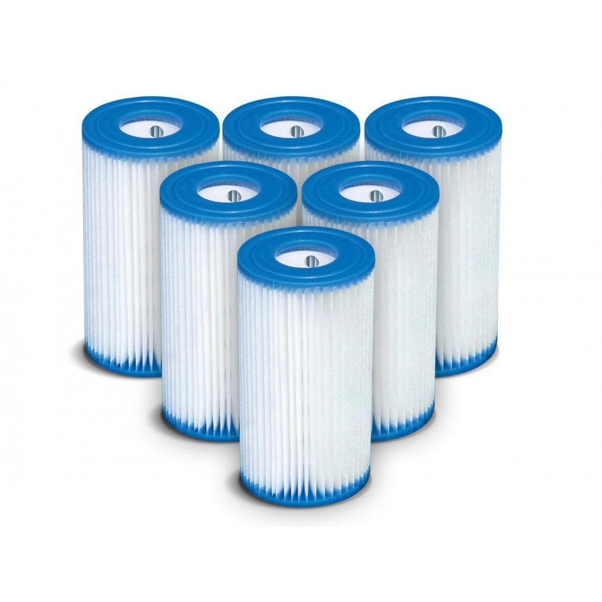 6 x siurblio filtrų komplektas, B tipas INTEX 29005