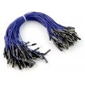 Oem Connecting cables male to male 20cm blue - 100pcs