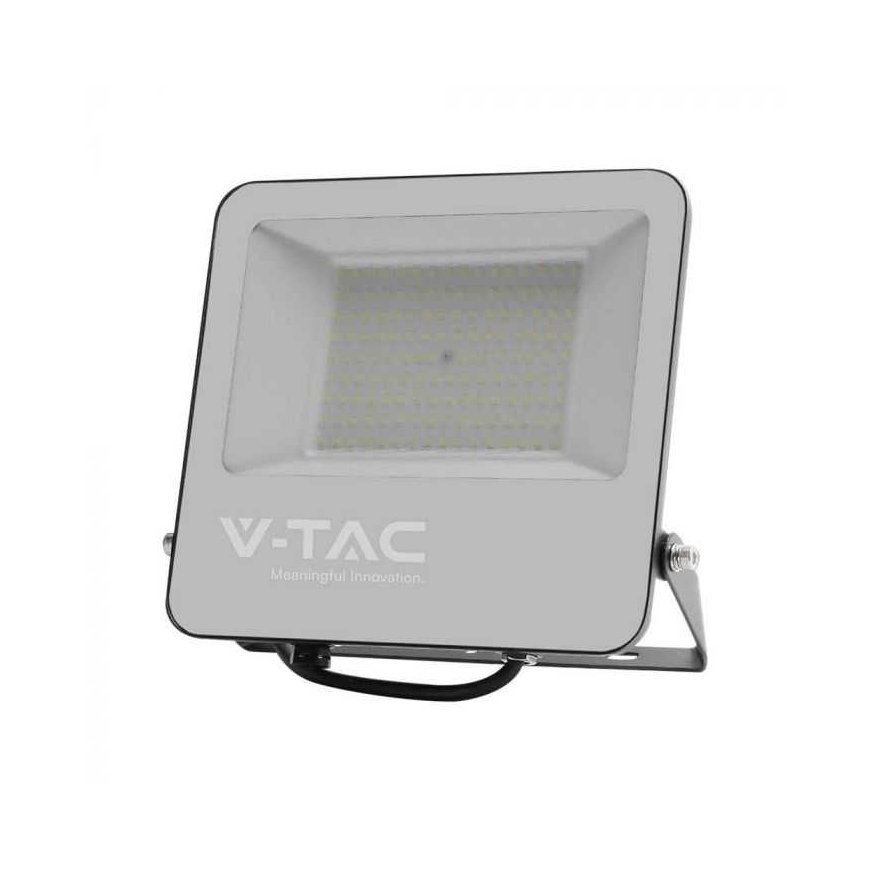 V-tac 100W LED-valonheitin, musta kotelo, 6500K