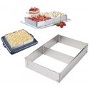 King Hoff ADJUSTABLE TORTATA FORM 34-52 X 27-18.5 X 5cm TORTATA FORM PASTRY MOLDS KINGHOFF KH-1907 King Hoff ADJUSTABLE TORTATA FORM 34-52 X 27-18.5 X 5cm TORTATA FORM PASTRY MOLDS KINGHOFF KH-1907
