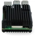 justPi case Raspberry Pi 4B - aluminum - black - LT-4B03 justPi case Raspberry Pi 4B - aluminum - black - LT-4B03