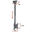 Techly Telescopic Ceiling Support up to 1.6m LED TV LCD 23-42" ICA-CPLB 922L Techly Telescopic Ceiling Support up to 1.6m LED TV LCD 23-42" ICA-CPLB 922L