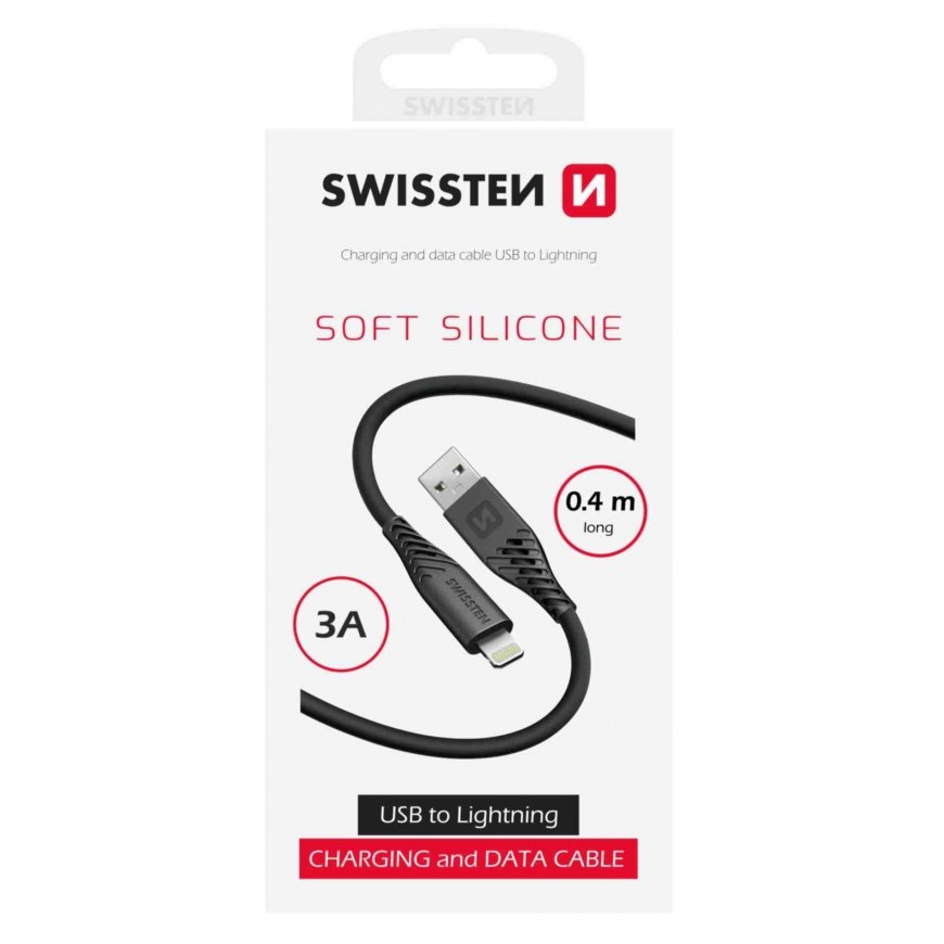 Swissten Soft Silicone USB - Lightning