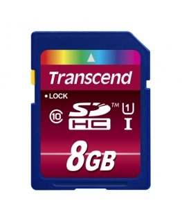 Transcend TS8GSDHC10U1 zibatmiņa 8 GB SDHC MLC Klases 10
