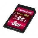 Transcend TS8GSDHC10U1 atminties kortelė 8 GB SDHC MLC Klasės 10 Transcend TS8GSDHC10U1 atminties kortelė 8 GB SDHC MLC Klasės 10