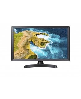 LG HD 24TQ510S-PZ телевизор 59,9 cm (23.6") Smart TV Wi-Fi Черный, Серый 250 cd/m²