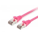 Equip Cat.6 S/FTP Patch Cable, 50m, Pink Equip Cat.6 S/FTP Patch Cable, 50m, Pink