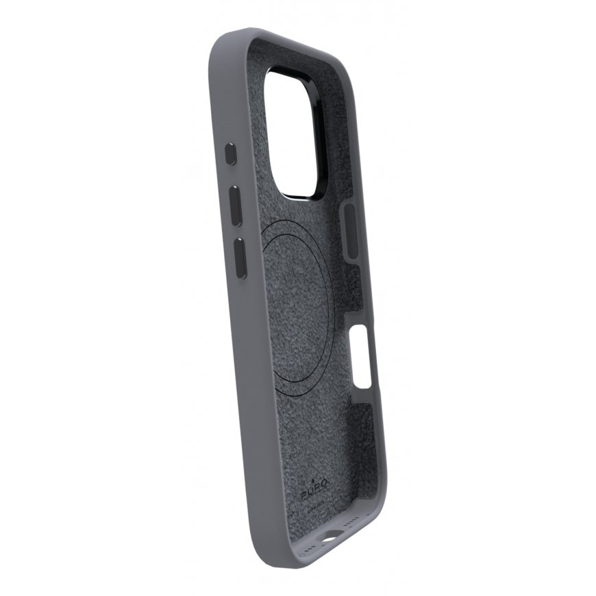 PURO Icon Mag Pro mobilo telefonu apvalks 16 cm (6.3") Aploksne Pelēks – 2