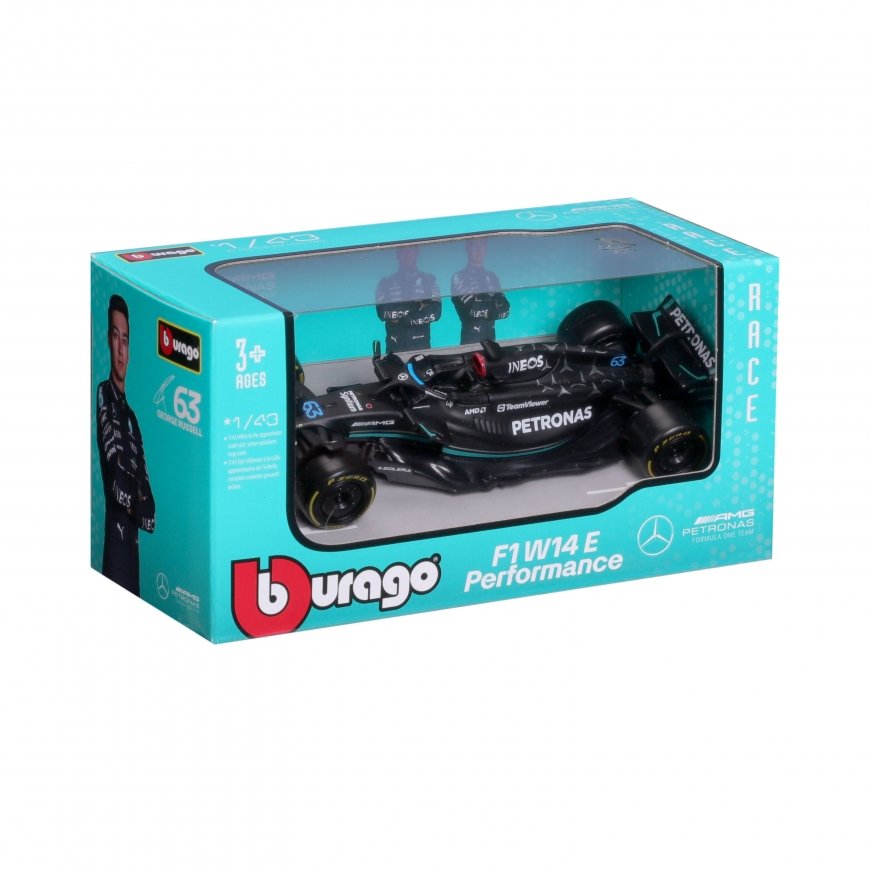 BBURAGO Mercedes AMG F1 63 (Russel) Sportauto mudel Eelnevalt kokku pandud 1:43 – 2