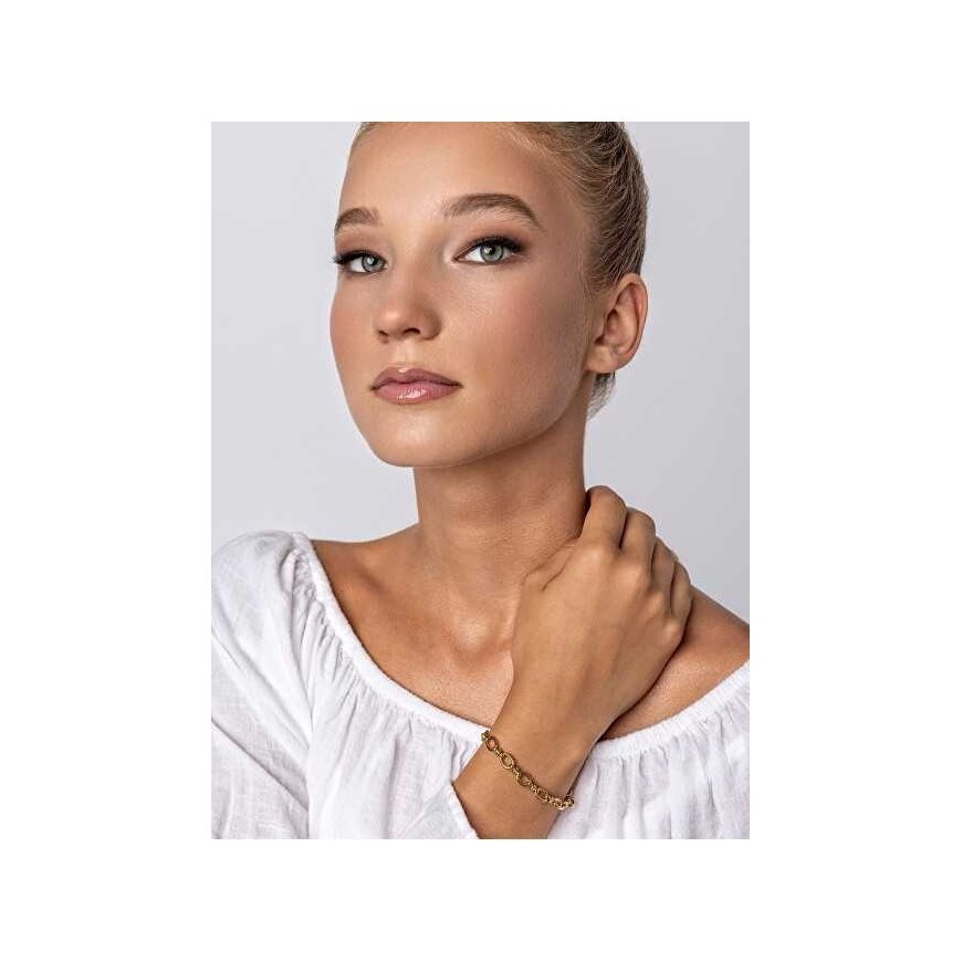 Marc Malone Kullattu ketjurannekoru Elisa Gold Bracelet MCB24012G – 2