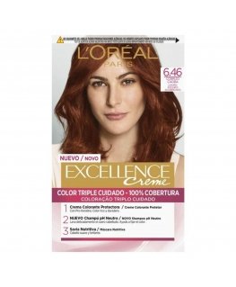 Ilgalaikiai dažai Excellence L'Oreal Make Up Tamsi vario atspalvio blondinė Nº 6,46