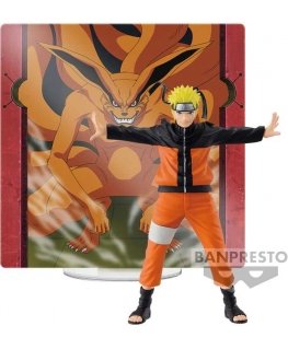 Banpresto Naruto Shippuden Uzumaki Naruto Panel Silmälasifiguuri 13cm