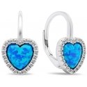 Brilio Silver Brilio Silver Charming silver earrings with synthetic opals EA395WB Brilio Silver Brilio Silver Charming silver earrings with synthetic opals EA395WB
