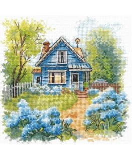 Beldizart Cross stitch kit "In a country house" 17.5 x 17 cm SANN-37
