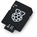 Raspberry Micro SD memory card 32 GB 100 MB/s Class A2 with Raspberry Pi OS - with adapter and case Raspberry Micro SD memory card 32 GB 100 MB/s Class A2 with Raspberry Pi OS - with adapter and case