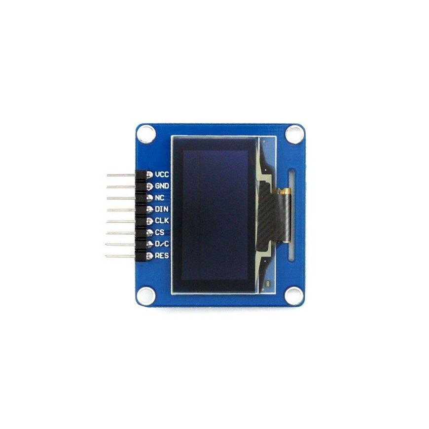 OLED-näyttö sininen, 1,3” (A), 128x64px SPI/I2C, kulmaliittimet, Waveshare 10444 – 2