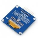 OLED-näyttö sininen, 1,3” (A), 128x64px SPI/I2C, kulmaliittimet, Waveshare 10444