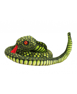 Lean Toys Pehmolelu Käärme Maskotti Vihreä 100 cm