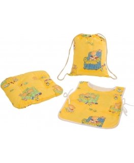 Preschooler set bag / apron / pillow Susa I005-05PB PATIO