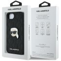 Case Karl Lagerfeld Monogram Karl Head Pin for iPhone 16e blac Case Karl Lagerfeld Monogram Karl Head Pin for iPhone 16e blac