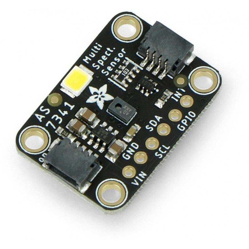 AS7341, 10-channel light/color sensor, Qwiic/I2C, Adafruit 4698