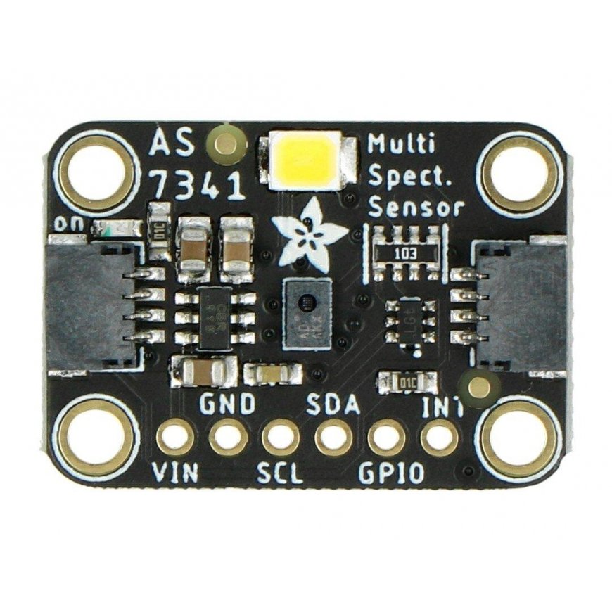 AS7341, 10-channel light/color sensor, Qwiic/I2C, Adafruit 4698 – 2