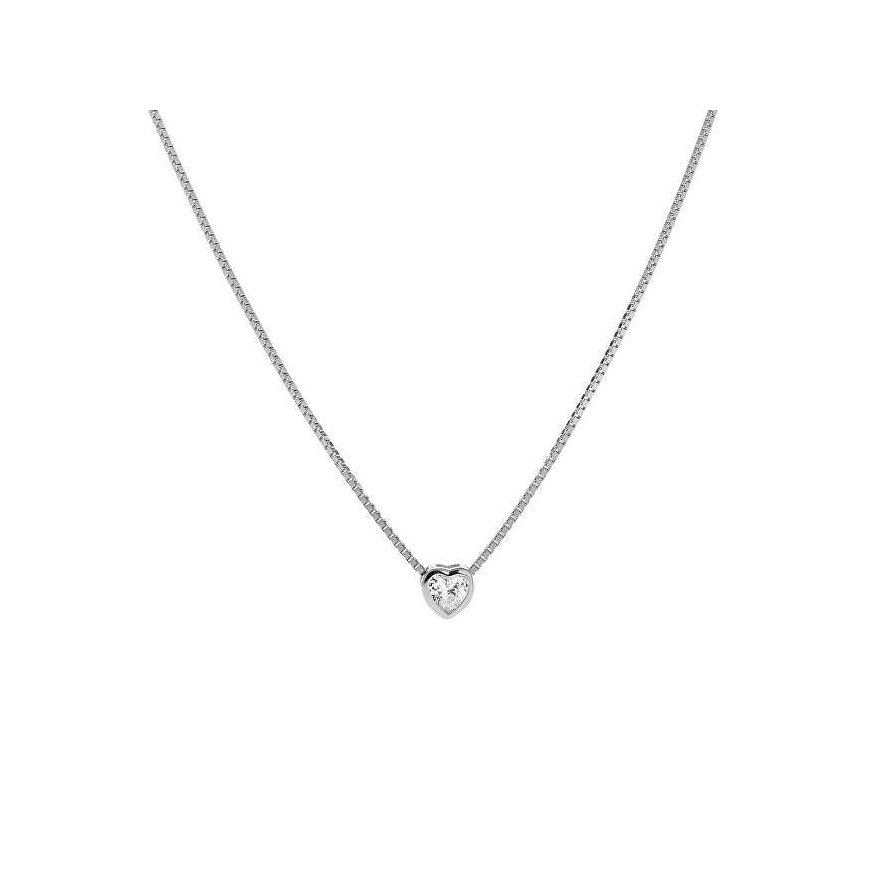 Again Jewelry Silver heart pendant AJNA0002