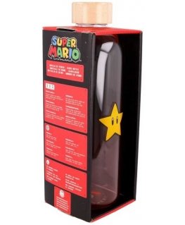 STOR Nintendo Super Mario Bros glass bottle 1030ml