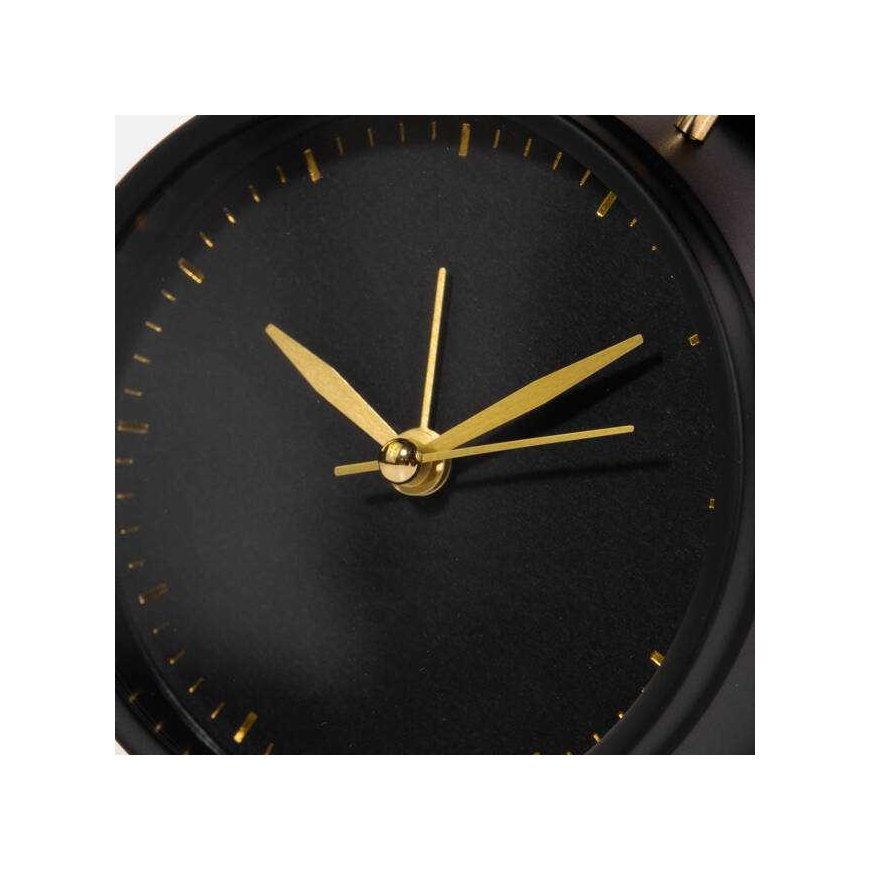KOOPMAN CLASSIC Klassisen tyylinen herätyskello kultaisilla kärjillä, metallia, Ø 12 cm – 4