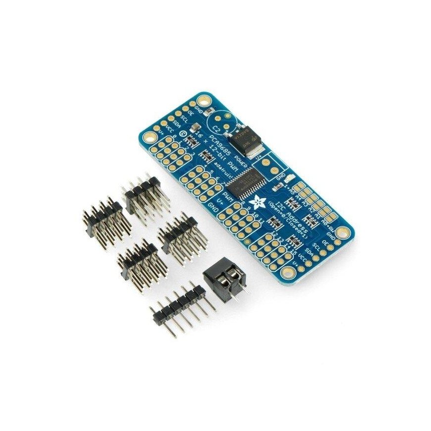 PCA9685, 16-channel servo motor controller, 12-bit PWM I2C, Adafruit 815 – 2