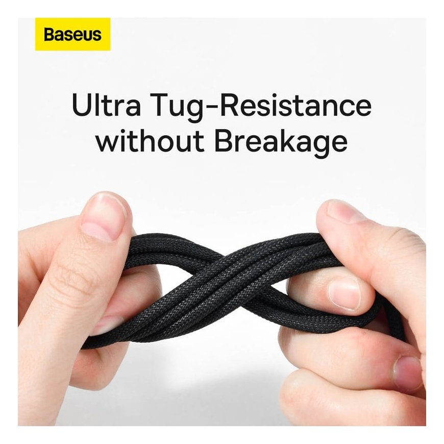Baseus CAWJ000001 USB кабель USB 2.0 1 m USB A USB C Черный – 4